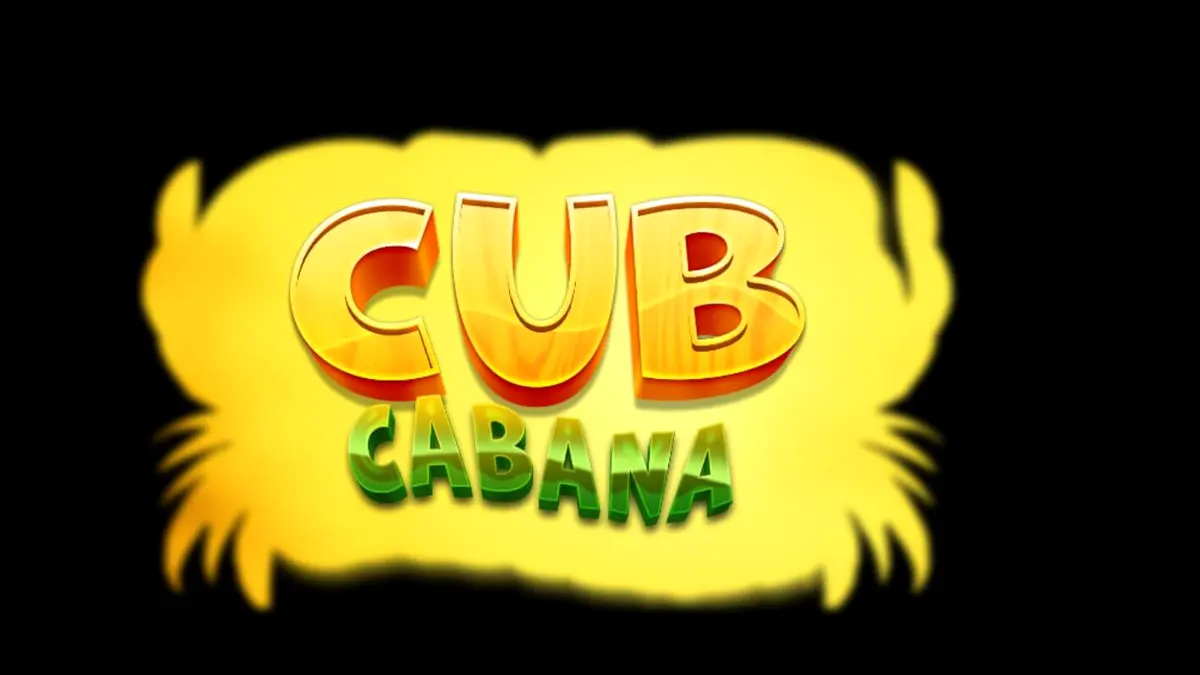 Interface vibrante do slot Cub Cabana com tema tropical